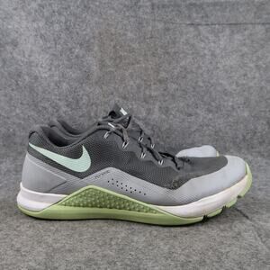 Nike Shoes Womens 9 Metcon Athletic Trainer Workout Sneaker Gym Grey Lace Up